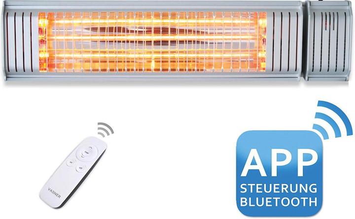 Vasner Infra Heizstrahler Appino 20 silber