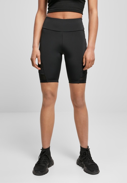 Immagine prodotto Urban Classics Pantaloncini da ciclismo Tech Mesh a vita alta da donna (L)