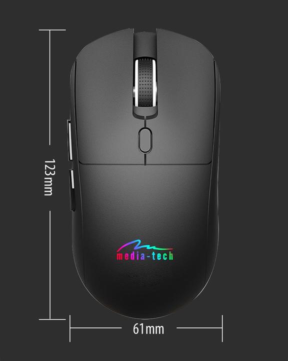 Produktbild Media-Tech MYSZ DUAL BT/RF SILENT&RECHARGE MT1124 (Kabellos)