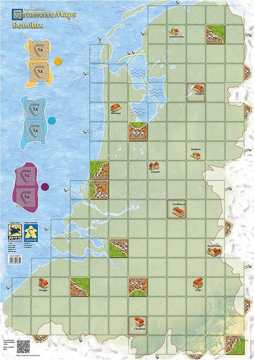 Hans im Glück Carcassonne Maps Benelux (German)