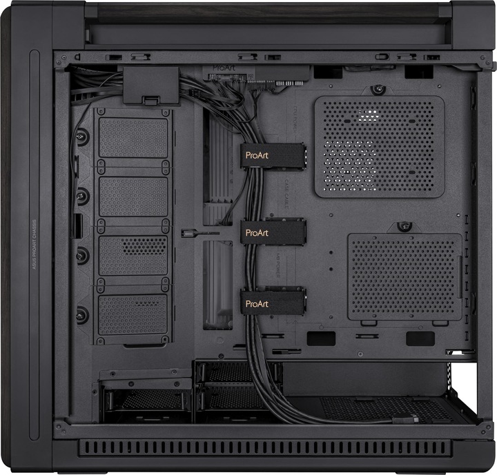 Image du produit ASUS Affaire PROART PA602 WOOD METAL PWM BLACK (Mini-DTX, ATX, Mini-ITX, mATX, DTX)
