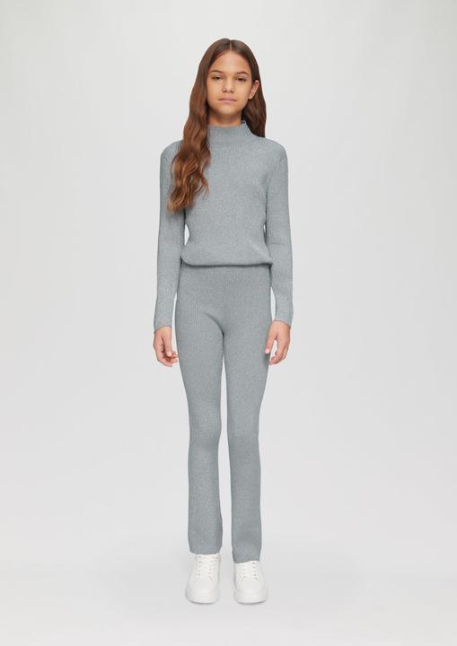 Produktbild S.Oliver Leggins Strickhose mit Flared Leg und Metallic-Effekt (158)