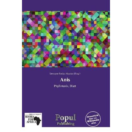 Anis, Fachbücher