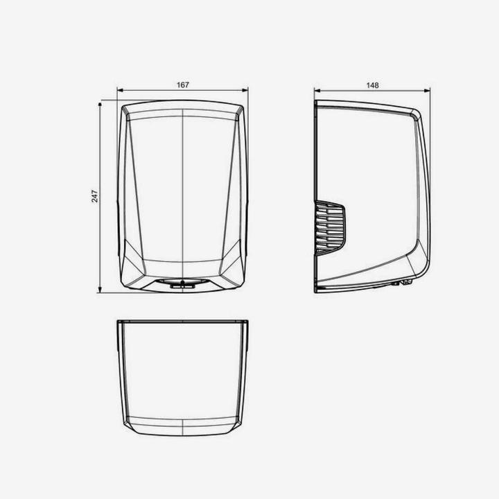 Image du produit Jofel Sèche-mains Power+ Blanc 800 W