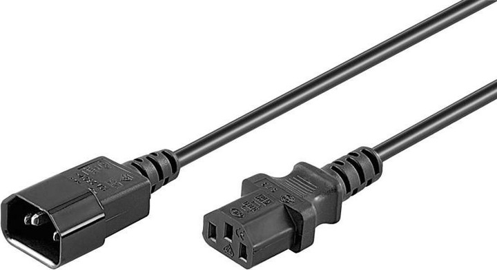 Image du produit MicroConnect Câble d'extension de l'alimentation électrique (0.50 m, C14)