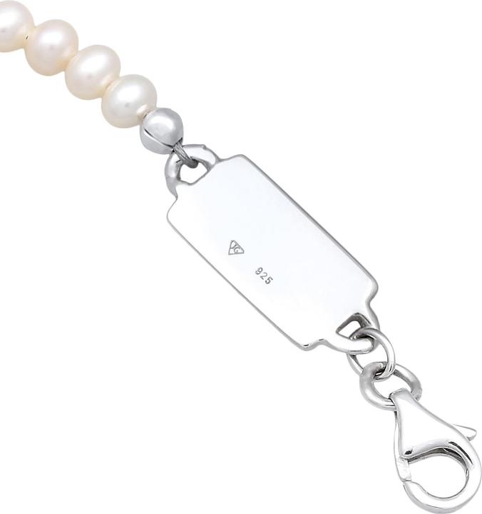 Image du produit Kuzzoi Bracelet perles d'eau douce classique simple argent 925 (19 cm, Argent sterling 925, Perles de culture d'eau douce, Acier inoxydable)