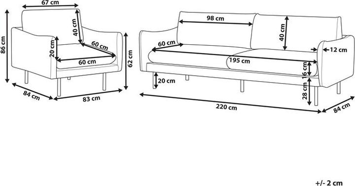 Actual product image Beliani Vinterbro