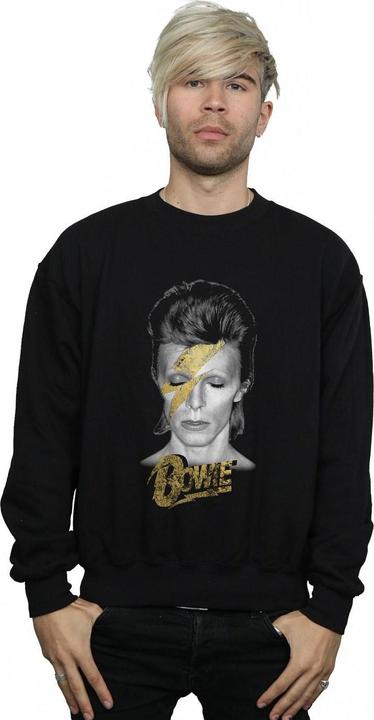 Produktbild David Bowie Aladdin Sane Gold Bolt Sweatshirt (XXL)