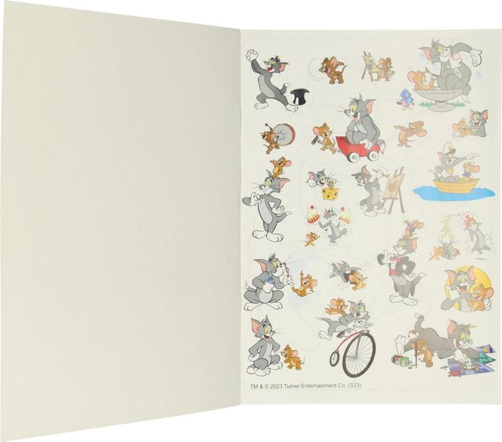 Image du produit Warner Bros Color Livre à colorier Tom & Jerry avec autocollants