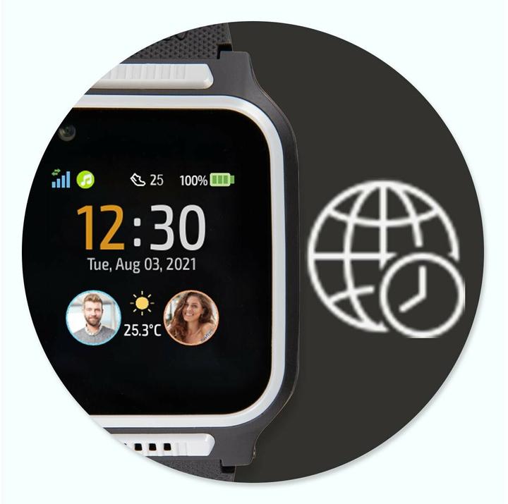 Image du produit Shelly Smartwatch 4 Blanc/rose (41 mm, 4G)