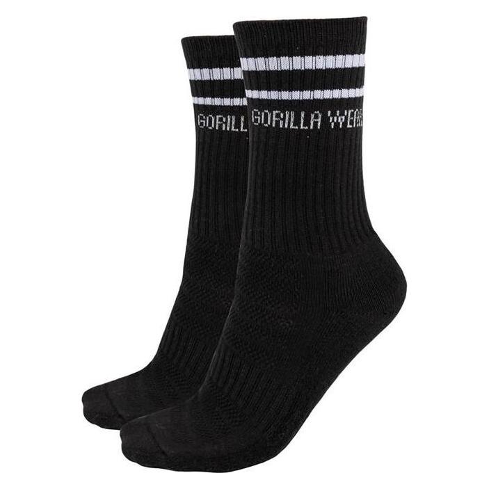 Gorilla Wear, Herren, Socken, Crew, Weiss, (2er Pack, 35 - 38)
