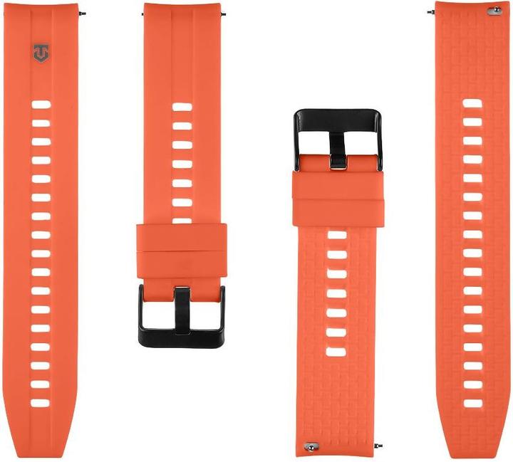 Produktbild Tactical Strap - Quick Release Silicone Band 20mm Orange (20 mm, Metall, Silikon)