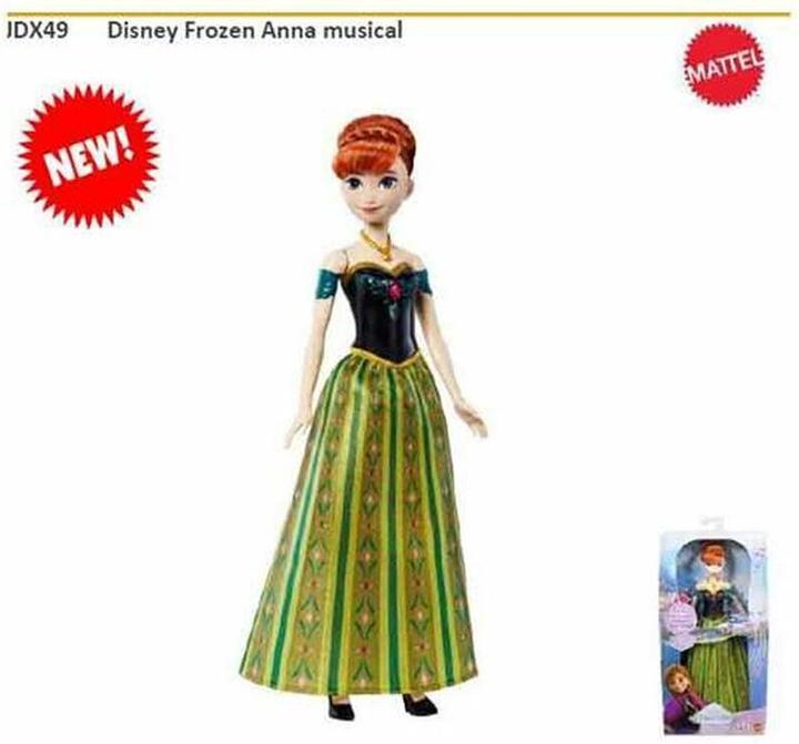 Produktbild Mattel Disney Die Eiskönigin Musical Anna