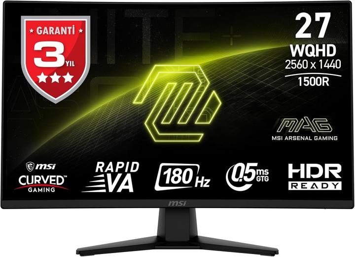 Image du produit MSI MAG 274CQF (2560 x 1440 pixels, 27")