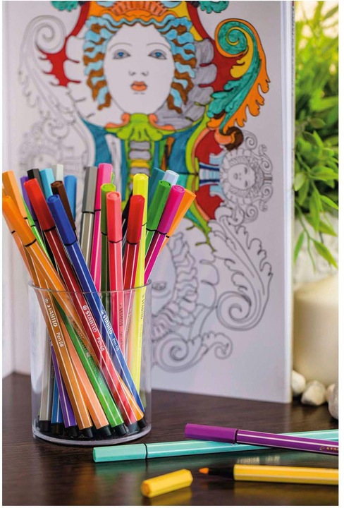 Actual product image STABILO Fibre-tip pen 68 (Assorted colours, 30 x)