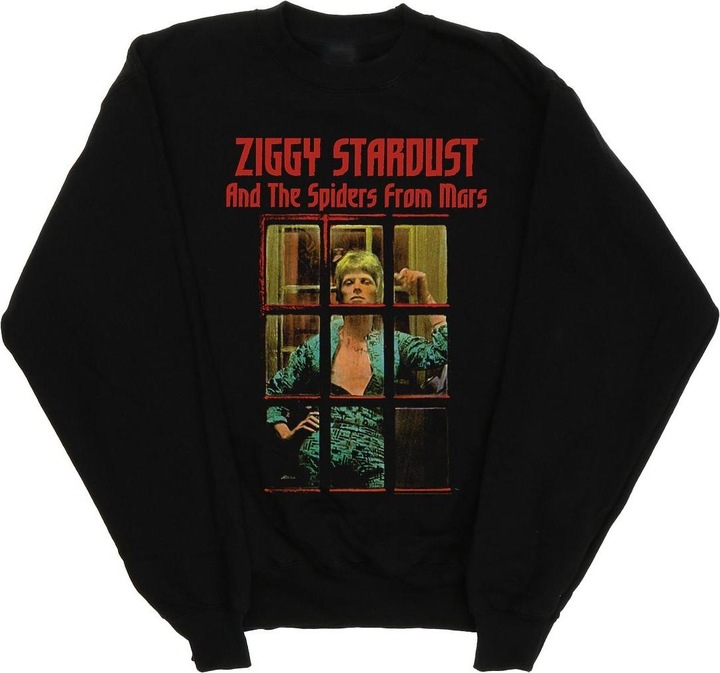 Actual product image David Bowie Womens/Ladies Ziggy Stardust Spider Sweatshirt (M)