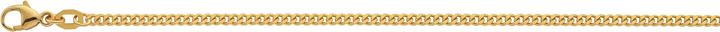 Actual product image Bijou Classic Collier Panzer geschliffen 40 cm (Gold)