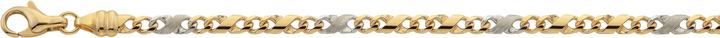 Immagine prodotto Bijou Classic Bracelet 8er-Kette poliert/sattiniert 19 cm (19 cm, Oro)