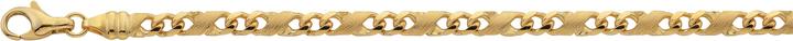 Produktbild Bijou Classic Collier 8er-Kette poliert/sattiniert 45 cm (Gold)