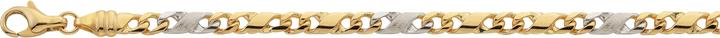 Produktbild Bijou Classic Collier 8er-Kette poliert/sattiniert 45 cm (Gold)