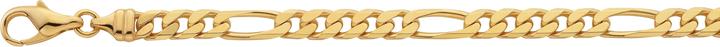 Produktbild Bijou Classic Bracelet Figaro geschliffen 19 cm (19 cm, Gold)