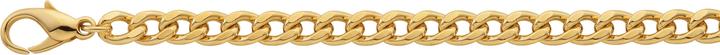 Actual product image Bijou Classic Bracelet Panzer halbmassiv 21 cm (21 cm, Gold)