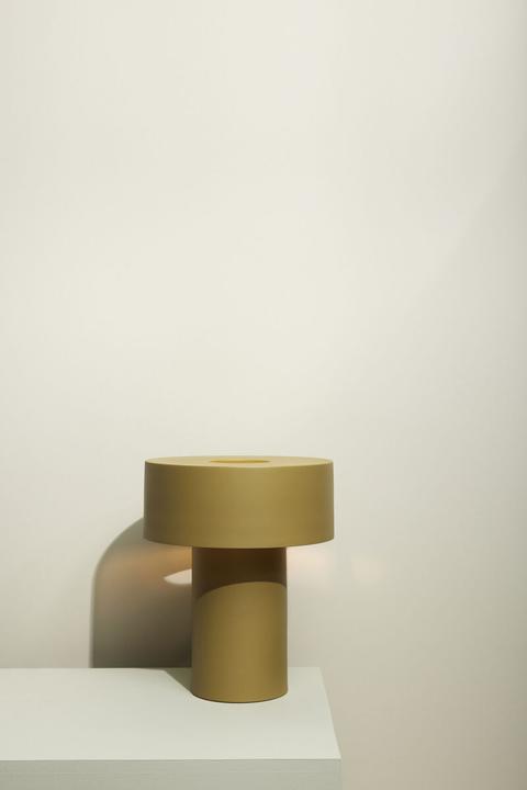 Actual product image Hübsch Aki table lamp Khaki (E27)