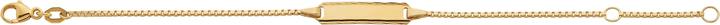 Produktbild Caroussel ID-Bracelet Venezianer, Schild mit diamantiertem Rand 14 cm (14 cm, Gold)