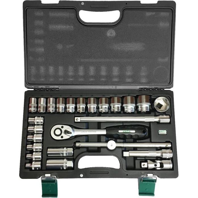 Honiton, Reisezubehör, Set Nüsse und Ratsche 25-teilig 1/2