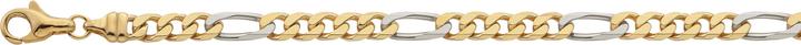 Produktbild Bijou Classic Collier Figaro geschliffen 45 cm (Gold)