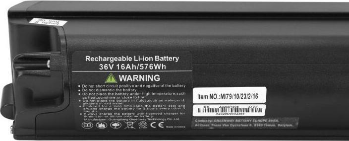 Immagine prodotto Leader Fox Zz250 Pour Altar, Orem, Lucas, Denver, Bend, Braga 2018 36V16Ah (576 Wh, Batteria E-Bike)