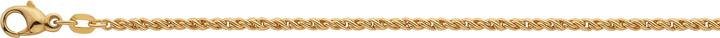 Actual product image Bijou Classic Bracelet Doppelanker linksgedreht 19 cm (19 cm, Gold)