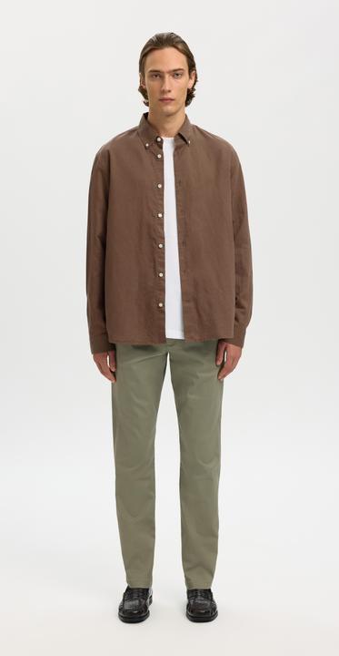 Immagine prodotto Selected Regular Fit Bluse aus Leinengemisch (L)