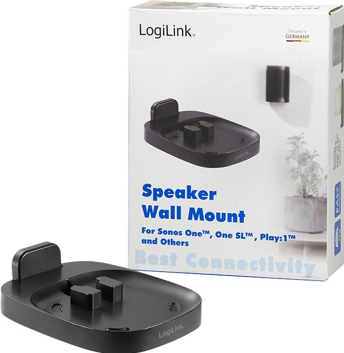 Actual product image LogiLink Loudspeaker wall bracket for SONOS and general loudspeakers (1 pcs., Wall installation)