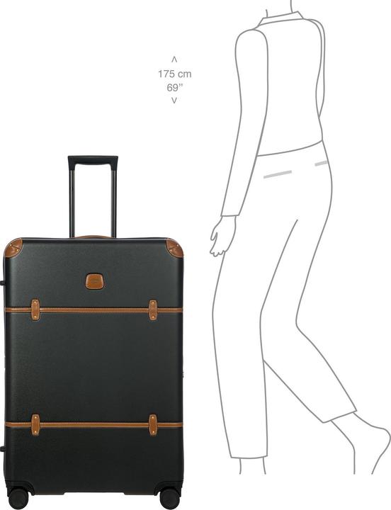 Actual product image Brics Bellagio 4-wheel trolley 82 cm with expansion fold (118 l)