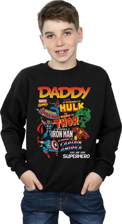Image du produit - Sweat OUR DAD SUPERHERO - Garçon (116)