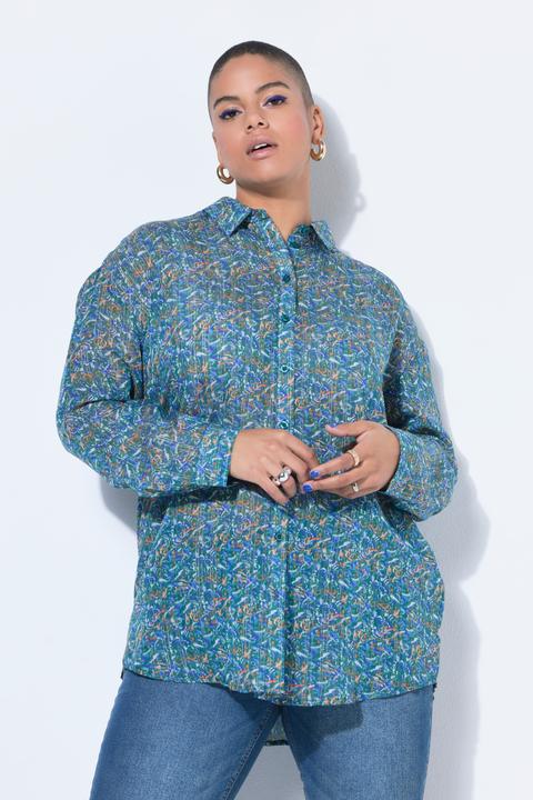 Actual product image Studio Untold Blouse, oversize shape, pattern with glittery thread (58, 60)