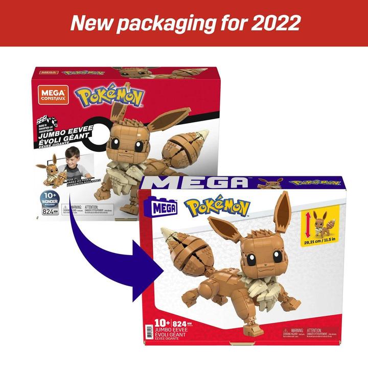 Produktbild Mega Construx Pokémon Jumbo Eevee
