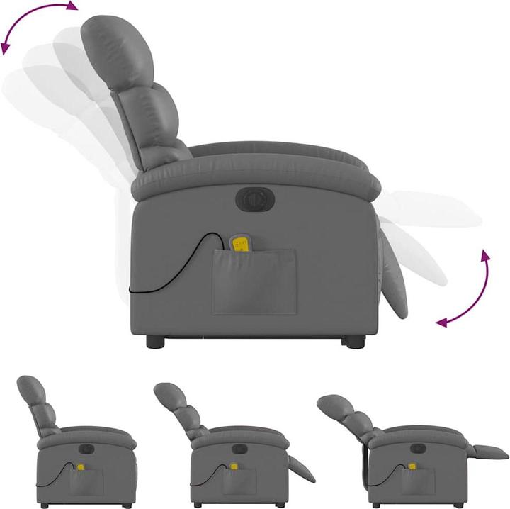 Image du produit vidaXL Massagesessel mit Aufstehhilfe