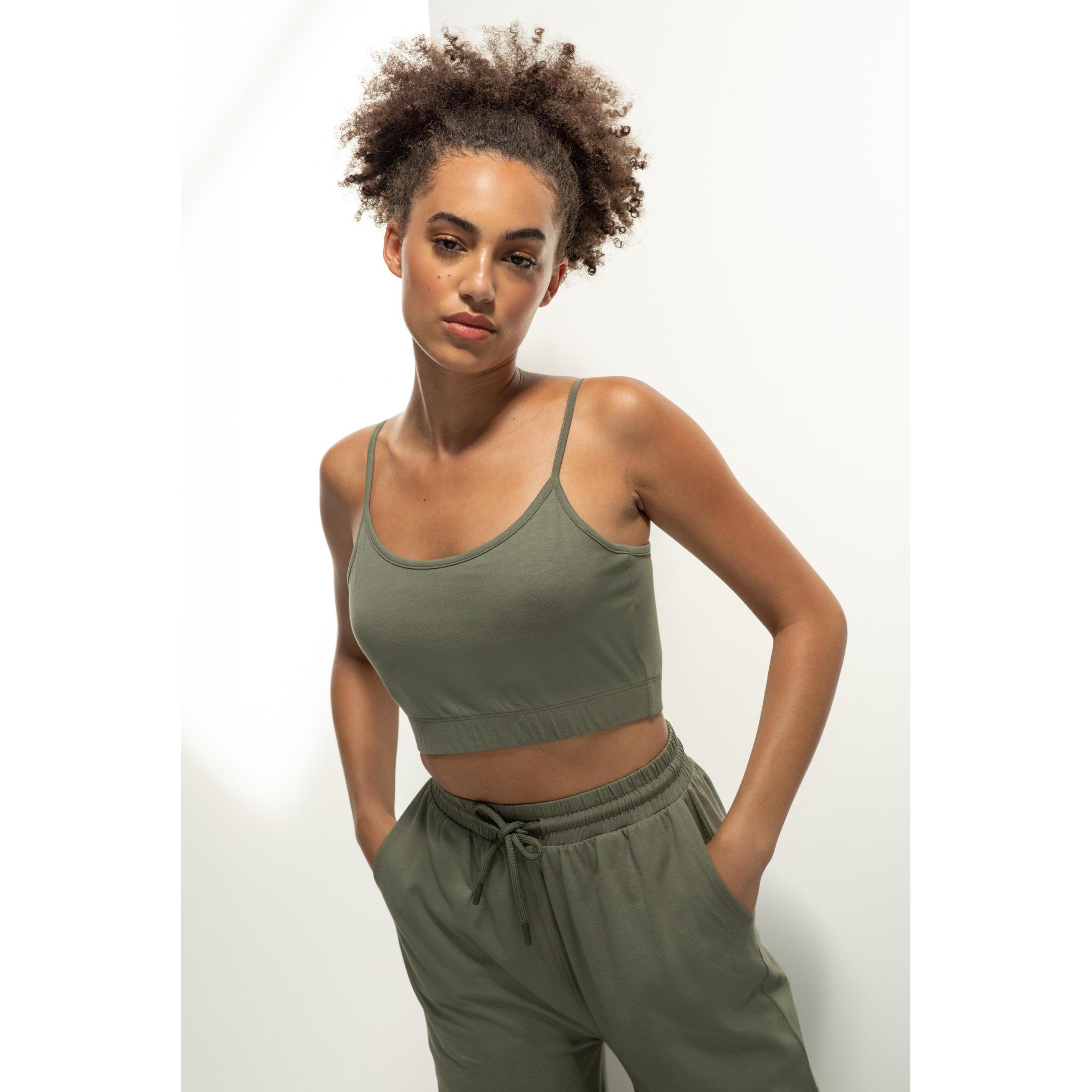Thumbnail - Skinni Fit, Damen, Shirt, T-Shirt court ökologisch verantwortlich Frau, Grün, (XXL)