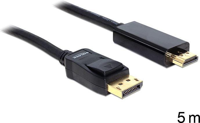 Actual product image Delock DisplayPort — HDMI (Typ A) (5 m, DisplayPort, HDMI, 1.3)