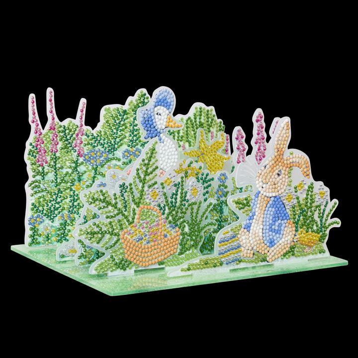 Actual product image Craft Buddy Peter Rabbit Crystal Art 3D Scene