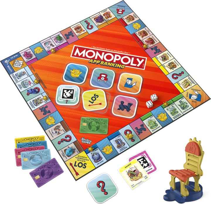 Actual product image Monopoly Monopoly App Banking Board Game (German, 2 - 6 Players)
