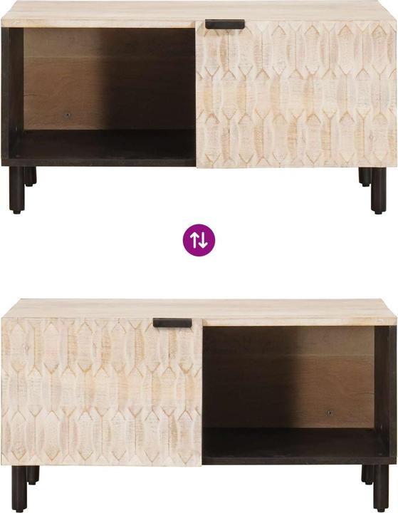 Image du produit vidaXL Couchtisch (50 x 80 x 40 cm)
