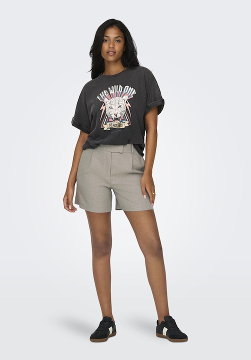 Produktbild Only Weiter Beinschnitt Hohe Taille Shorts Shorts (S)