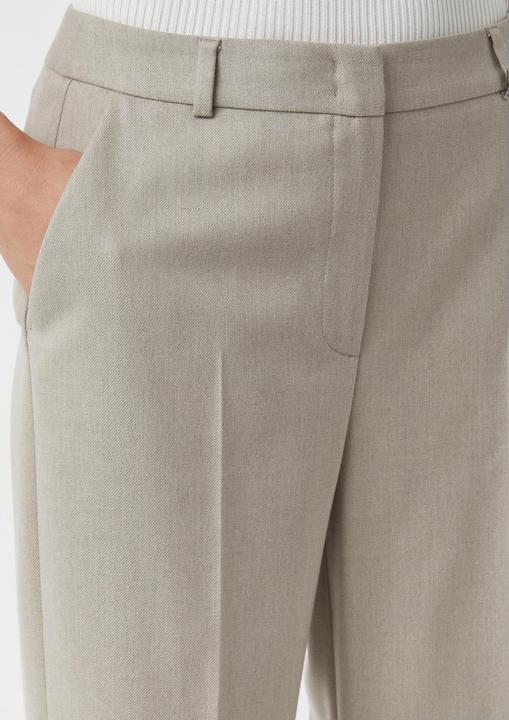Produktbild Comma Hose Elegante Marlenehose aus leichtem Flanell (40)