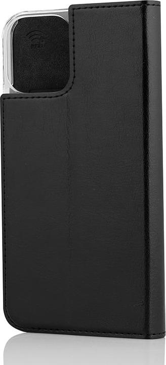 Actual product image Wave BookCase suojakotelo, iPhone 12 Pro / iPhone 12, musta (Apple iPhone 12, Apple iPhone 12 Pro)