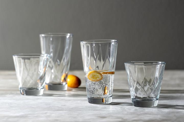 Produktbild Leonardo Trinkglas Twist 215 ml, 6 Stück, Transparent, Glas (0.22 l, 6 x)