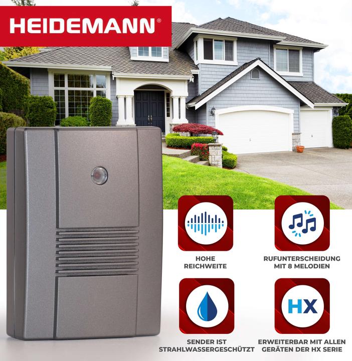 Image du produit Heidemann Set de carillon sans fil HX Outdoor (Sans fil)