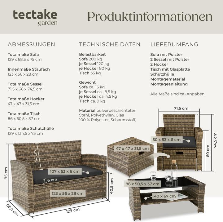 Actual product image tectake Modena